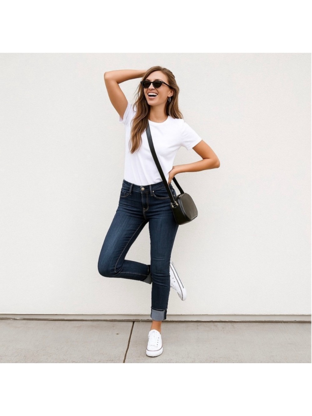 Joe's Jeans Blue Cuff Crop Jeans Size 29
